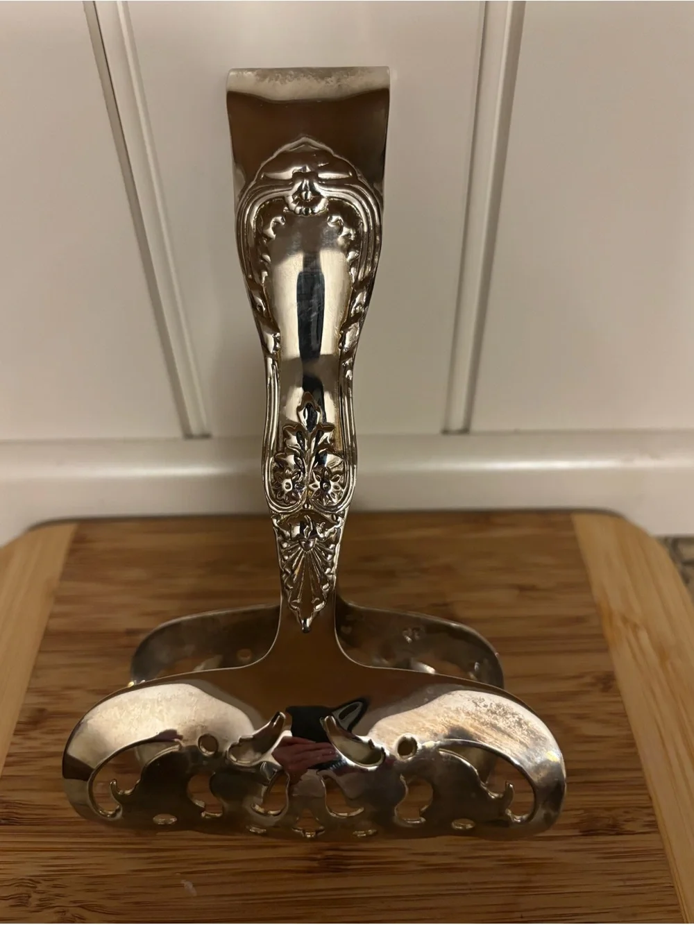 American Silversmiths Asparagus Tongs. Reproduction of Tiffany Regent Pattern